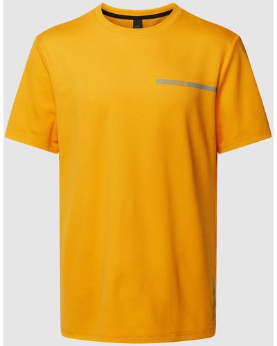 ALPHATAURI T-shirt Met Labelprint - Geel