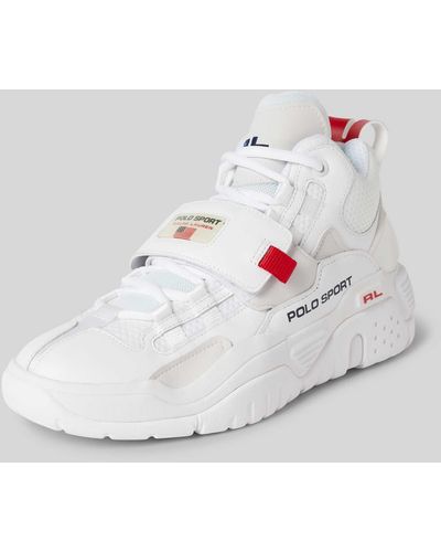 Polo Ralph Lauren Sneaker mit Label-Details - Weiß
