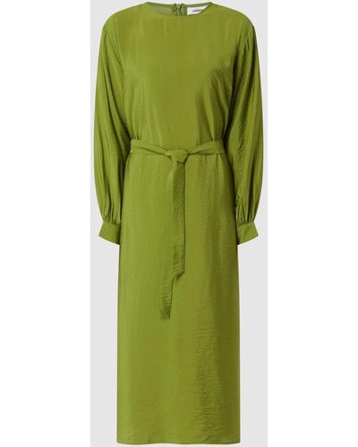 Minimum Kleid mit Taillengürtel Modell 'Fraia' - Grün