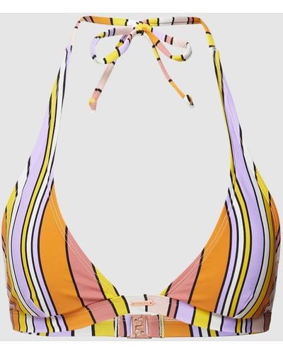 O'neill Sportswear Bikinitop Met Hartvormige Hals - Oranje