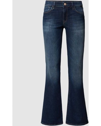 Mavi Slim Fit Bootcut Jeans Met Viscose, Model 'bella' - Blauw