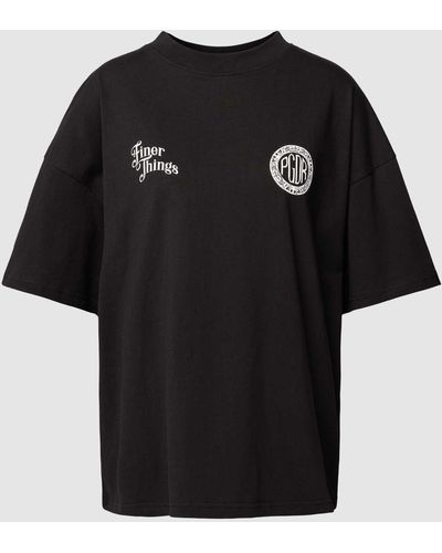 PEGADOR T-shirt Met Labelprint - Zwart