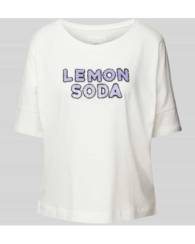 LIEBLINGSSTÜCK T-Shirt mit Paillettenbesatz Modell 'Dacina' - Grau