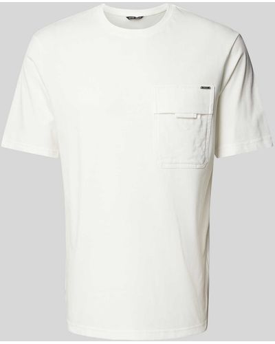 Antony Morato T-Shirt mit Brusttasche - Weiß