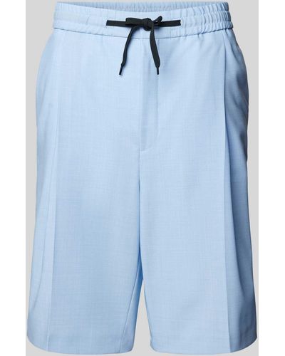 HUGO Shorts mit Eingrifftaschen - Blau