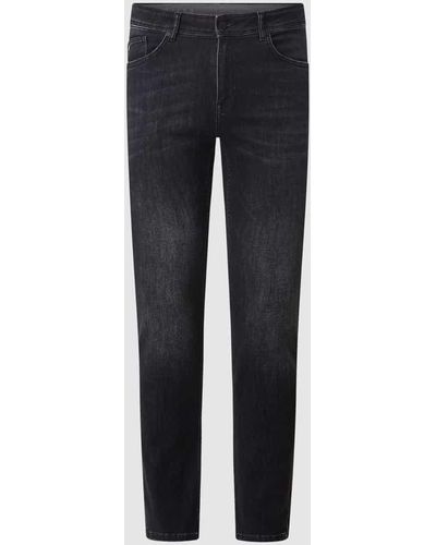 Hiltl Slim Fit Jeans mit Kaschmir-Anteil Modell 'Tecade' - Blau