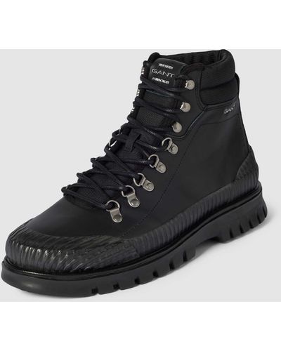 GANT Boots Met Vetersluiting - Zwart