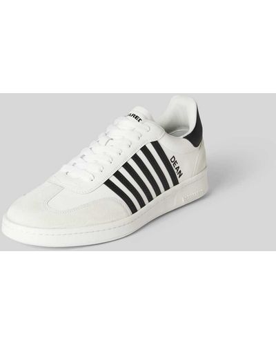 DSquared² Sneaker mit Kontraststreifen - Weiß