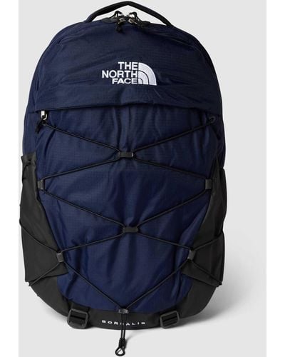 The North Face Rugzak Met Labeldetail - Blauw