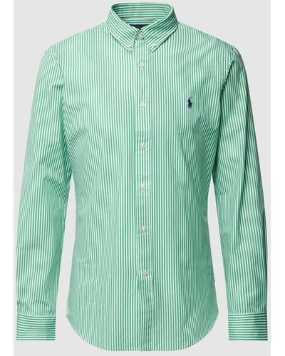 Polo Ralph Lauren Hemd mit Regular Fit und Button-Down-Kragen - Grün