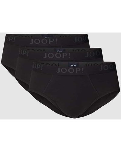 Joop! Slip mit elastischem Logo-Bund - Schwarz