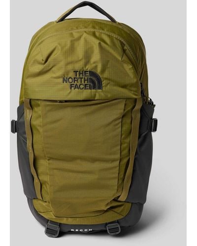 The North Face Rugzak Met Labelstitching - Groen