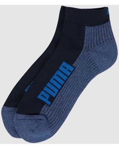 PUMA Socken mit Label-Details - Blau