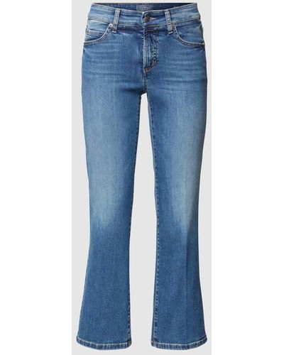 Cambio Jeans mit Stretch-Anteil Modell 'Paris' - Blau