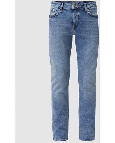 Mavi Slim Fit Jeans mit Stretch-Anteil Modell 'Yves' - Blau