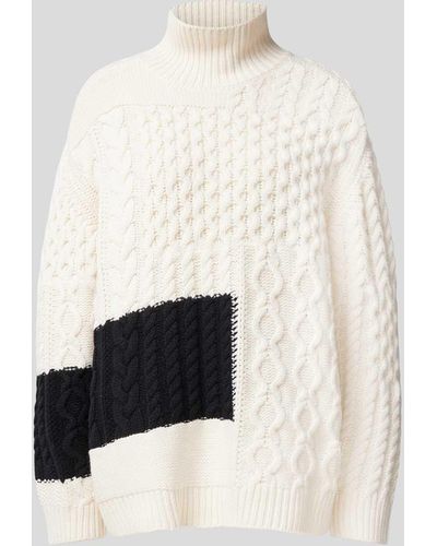 Nanushka Oversized Pullover aus Leinen - Weiß
