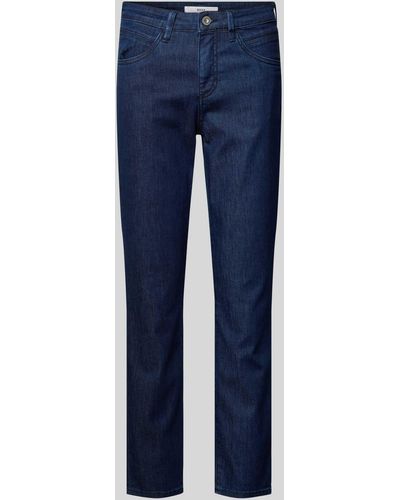 Brax Regular Fit Jeans mit verkürztem Schnitt Modell 'Style. Shakira' - Blau