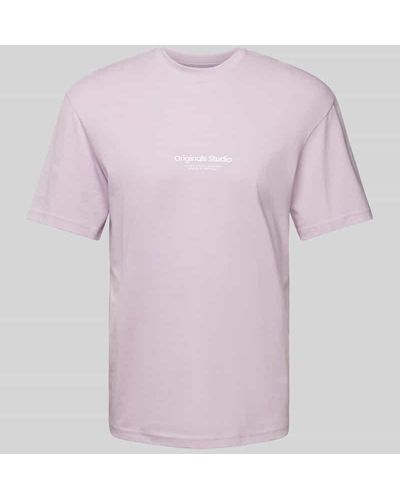 Jack & Jones T-Shirt mit Rundhalsausschnitt Modell 'JORVESTERBRO' - Pink