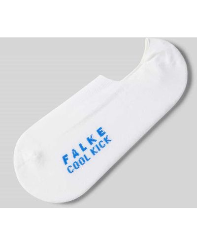 FALKE Sneakersocken mit Label-Print - Weiß