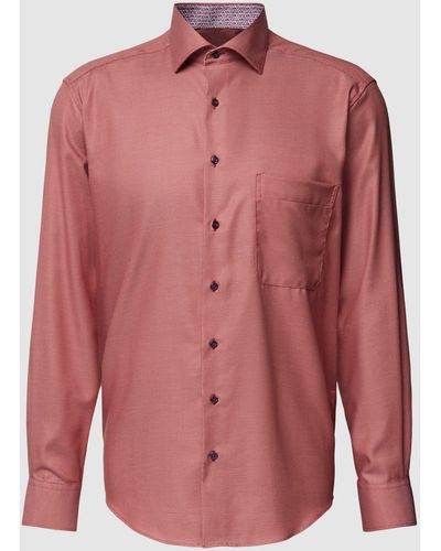 Eterna Comfort Fit Business-Hemd mit Kentkragen - Pink
