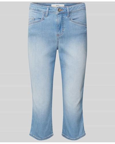 Brax Regular Fit Jeansshorts im 5-Pocket-Design Modell 'STYLE.SHAKIRA' - Blau