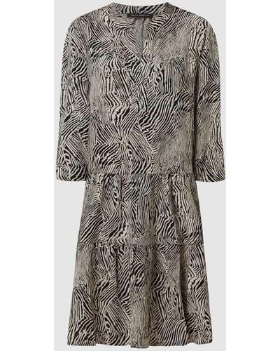 Betty Barclay Kleid mit Animal-Print - Grau