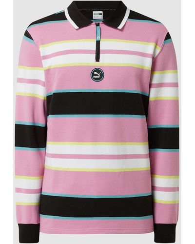 PUMA Rugby-Shirt aus Baumwolle - Pink