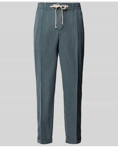 Mango Regular Fit Hose mit Bundfalten Modell 'delave' - Blau