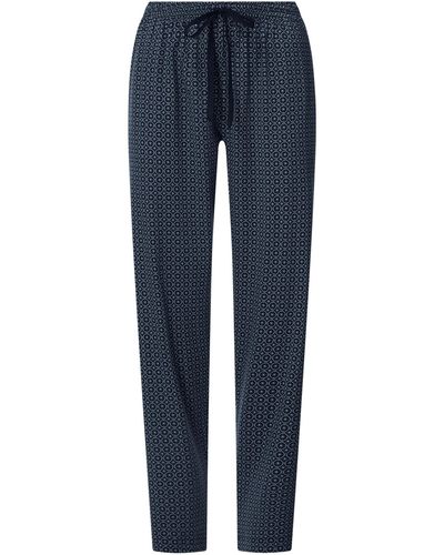 Mey Pyjama-Hose aus Baumwolle - Blau