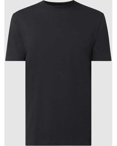 SELECTED T-Shirt aus Bio-Baumwolle Modell 'Colman' - Schwarz
