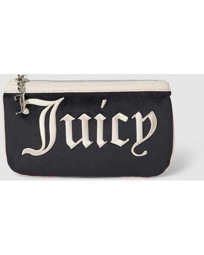 Juicy Couture Pouch mit Reißverschluss Modell 'IRIS' - Schwarz