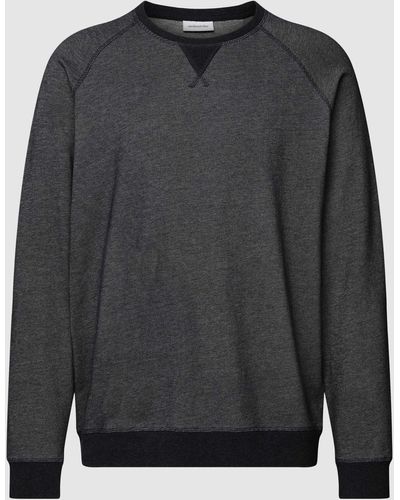 Seidensticker Sweatshirt mit Rundhalsausschnitt - Grau