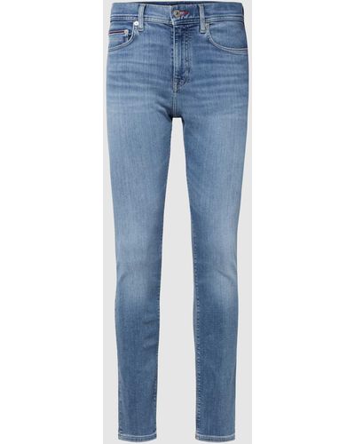 Tommy Hilfiger Jeans mit Label-Patch Modell 'Gary' - Blau