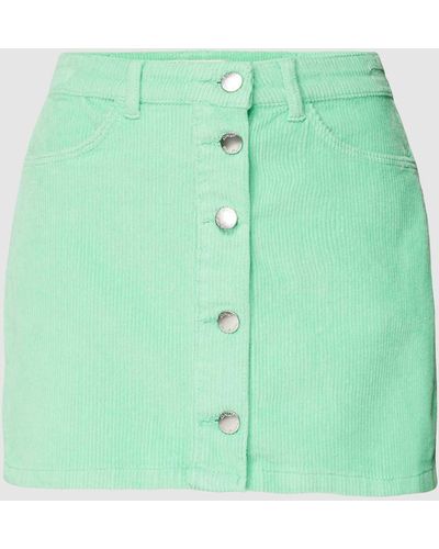 ONLY Minirok Met Labeldetails - Groen