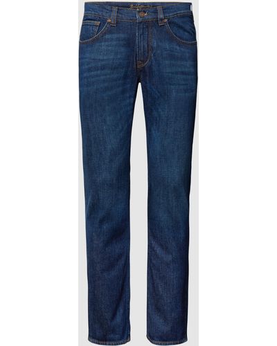 Baldessarini Jeans mit Kontrastnähten Modell 'John Neuer' - Blau