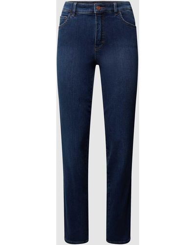 ROSNER Slim Fit Jeans mit Stretch-Anteil Modell 'Audrey1' - Blau