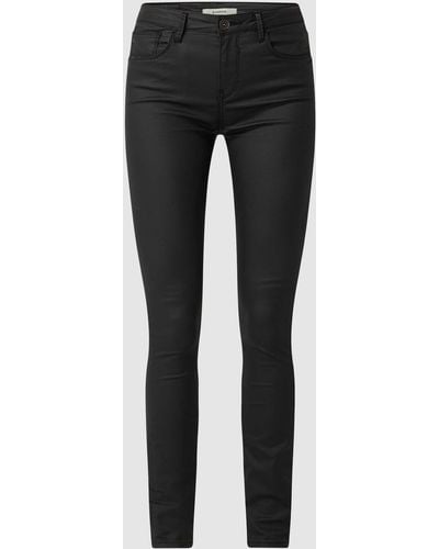 Garcia Super Slim Fit High Waist Jeans Met Stretch, Model 'celia' - Zwart