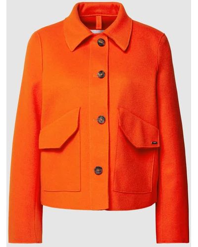 Cinque Jacke mit Umlegekragen Modell 'CIELVINAR' - Orange