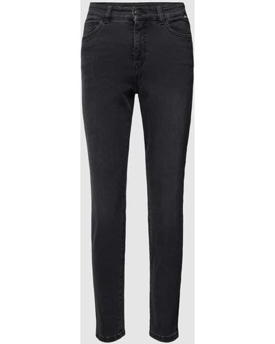 Marc Cain Slim Fit Jeans mit 5-Pocket-Design Modell 'SILEA' - Blau