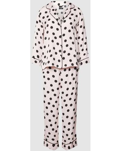 Kate Spade Pyjama mit Reverskragen - Weiß