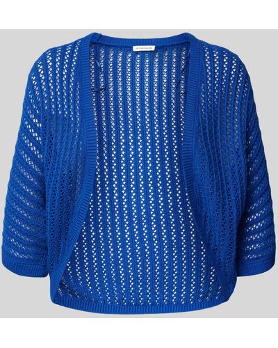 Tom Tailor Cardigan mit offener Vorderseite - Blau