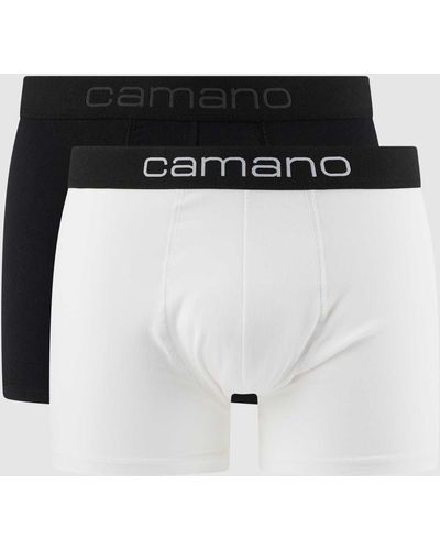 Camano Trunks mit Stretch-Anteil im 2er-Pack - Schwarz