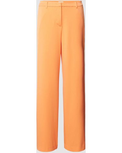 Tom Tailor Stoffhose mit seitlichen Eingrifftaschen - Orange