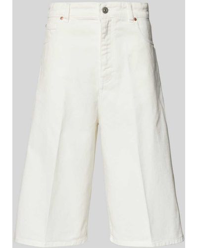 Victoria Beckham Cropped Jeans im 5-Pocket-Design - Weiß
