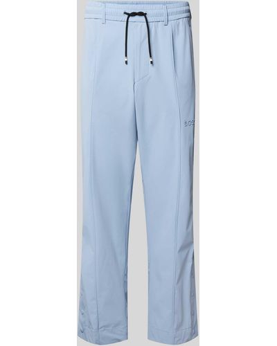 BOSS Sweatpants mit elastischem Bund Modell 'League' - Blau