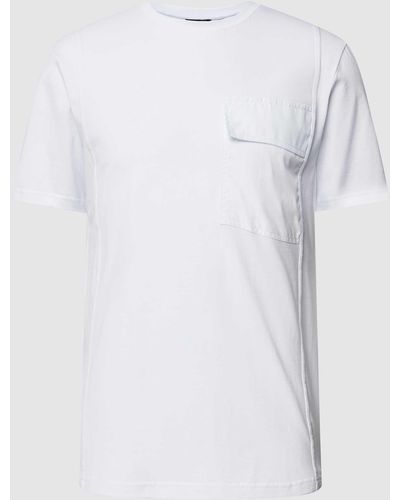 Antony Morato T-shirt Met Borstzak - Wit