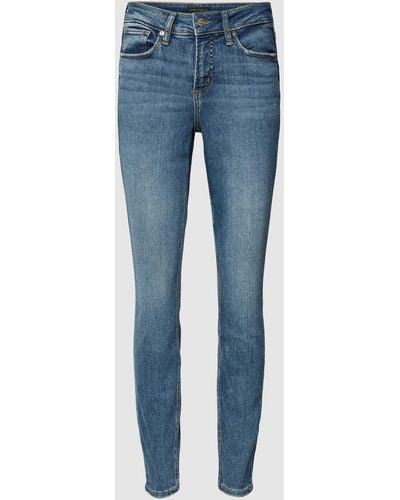 Silver Jeans Co. Skinny Fit Jeans im 5-Pocket-Design Modell 'Suki' - Blau