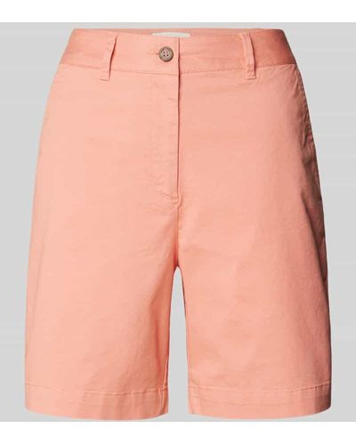 GANT Regular Fit Shorts mit Gürtelschlaufen - Pink