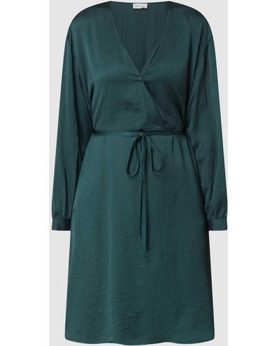 American Vintage Mini-jurk Van Satijn - Groen