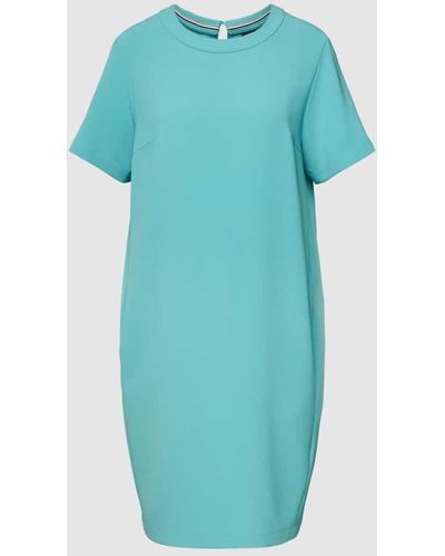 BOSS T-Shirt-Kleid mit Rundhalsausschnitt Modell 'DAGANA' - Blau
